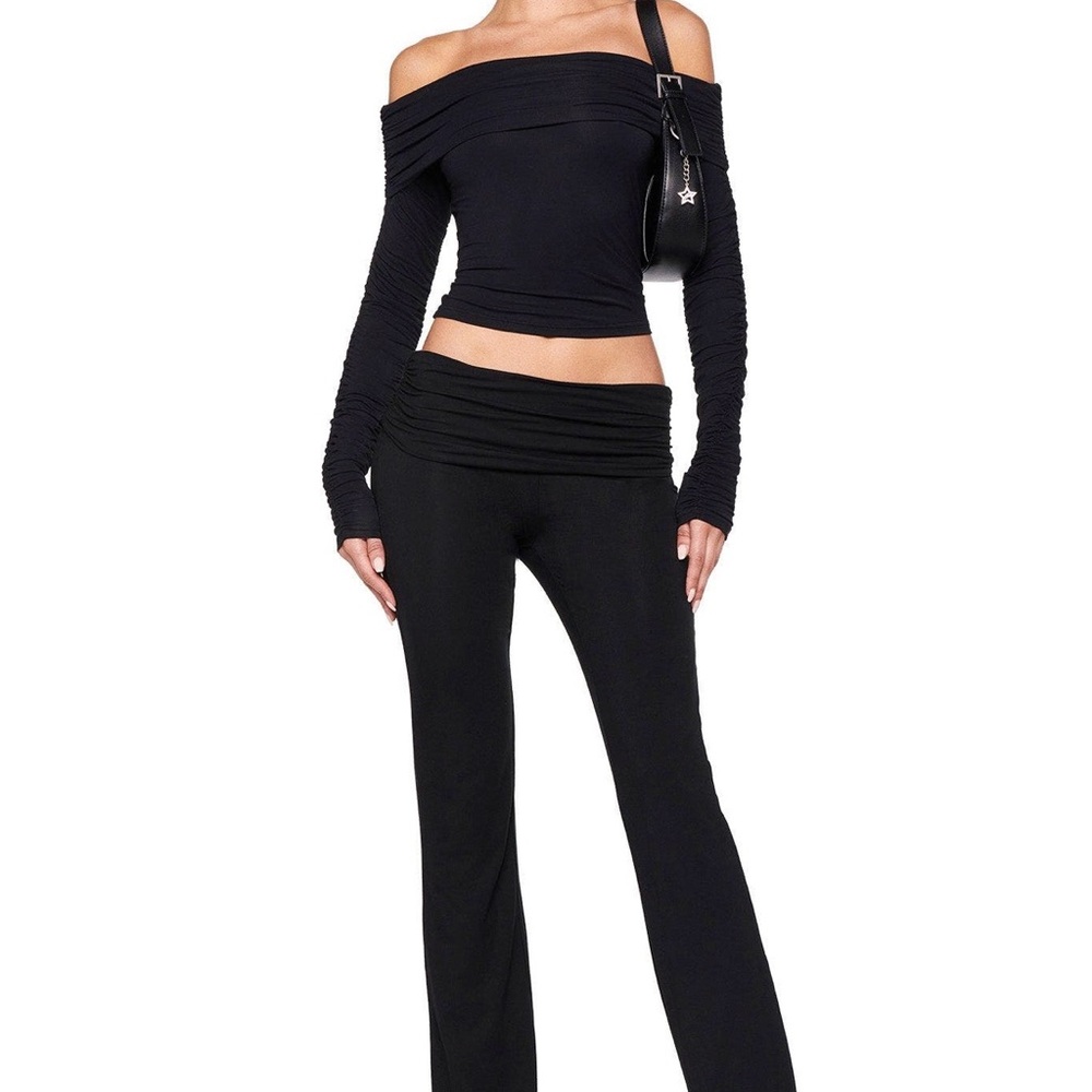 I.AM.GIA Black Quartz Top NEW w/ tags XS